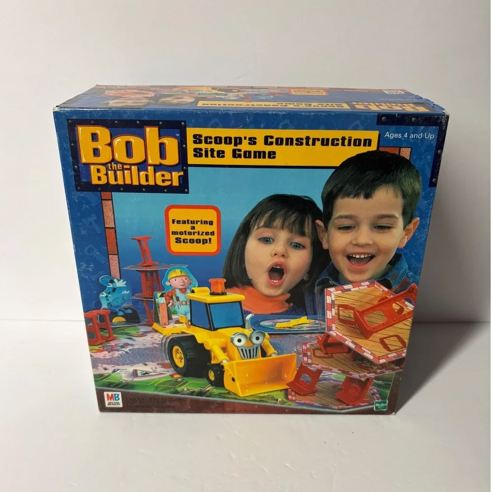 Bob the Builder Scoop's Construction Site Board Game Milton Bradley 2001 Family